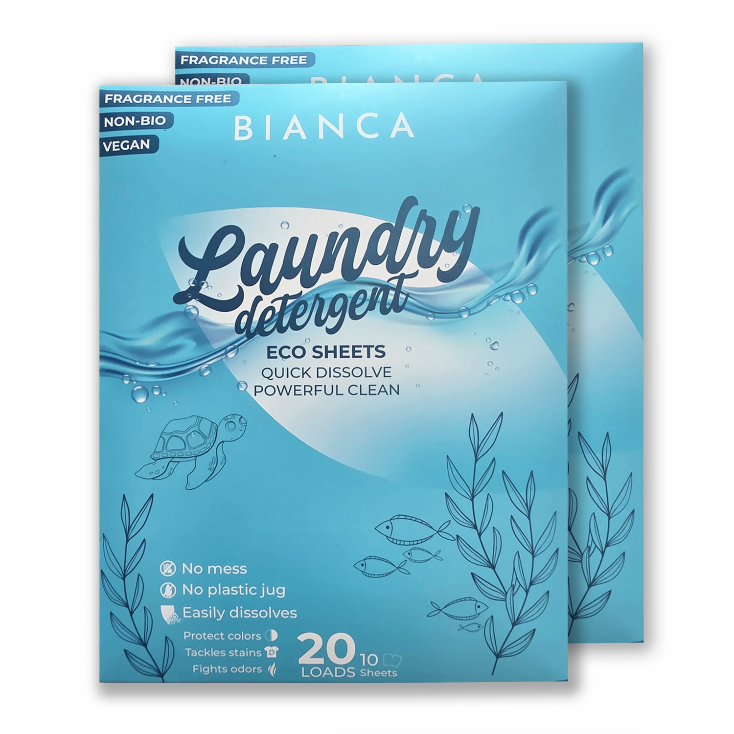 Laundry Detergent Sheets (2 Envelopes)