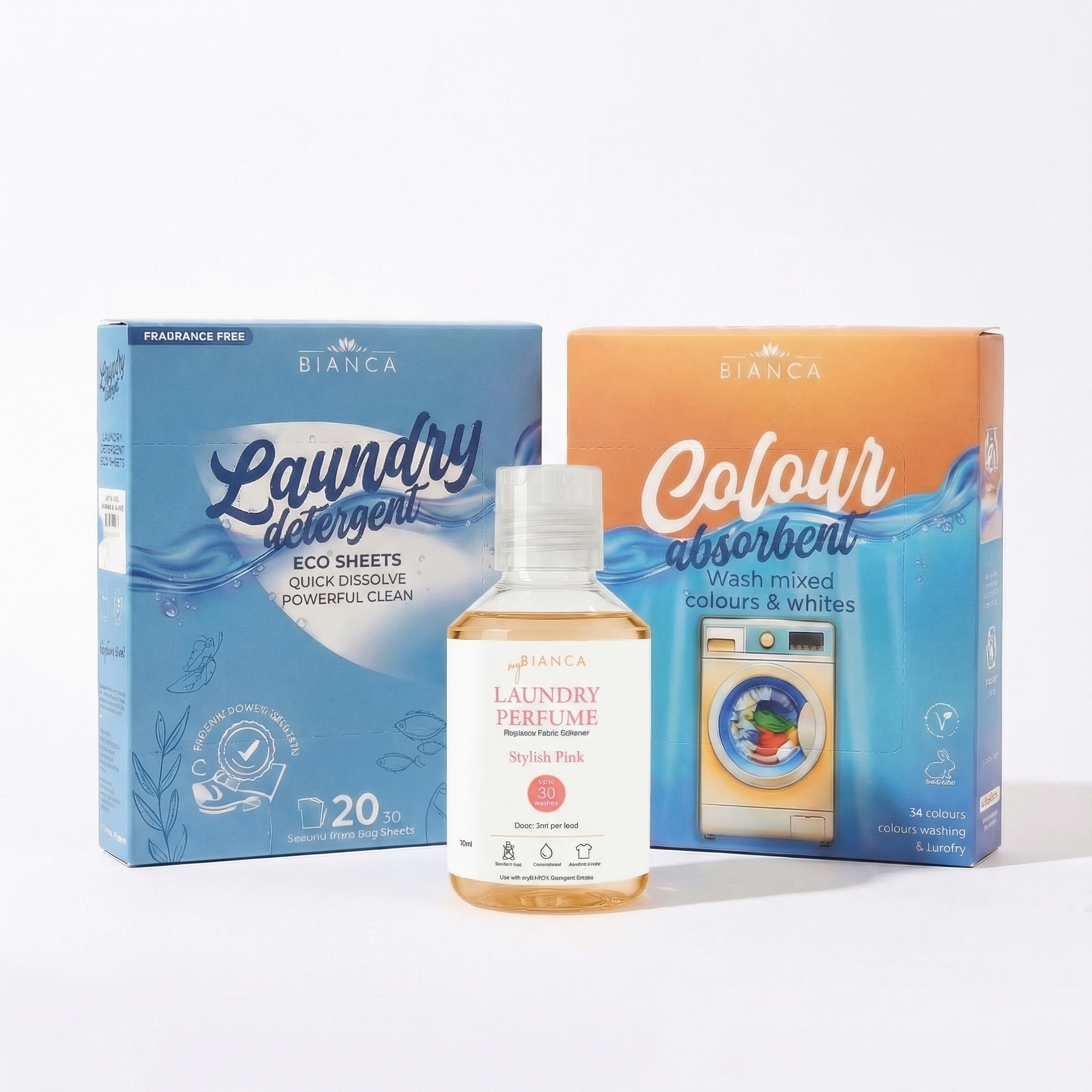 myBIANCA colour absorber sheets box from the Laundry Care Bundle.