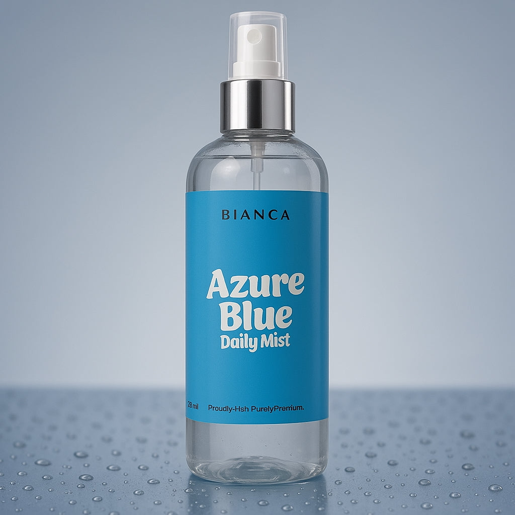 Azure Blue Daily Mist eco-friendly fabric spray by MyBianca