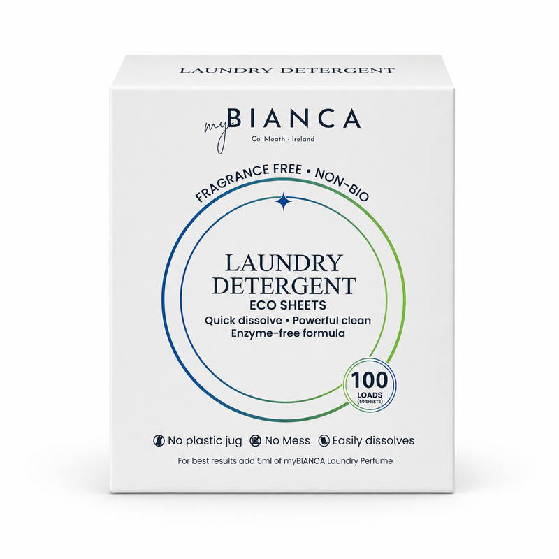 Laundry Detergent Sheets — Box of 50 sheets — up to 100 washes